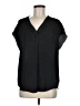 Maison d' Amelie 100% Polyester Black Short Sleeve Blouse Size M - photo 1