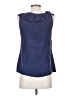 Ann Taylor Blue Sleeveless Blouse Size S (petite) - photo 2