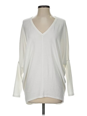 White House Black Market 3/4 Sleeve T-Shirt (view 1)