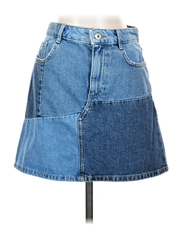 Zara Denim Skirt (view 1)
