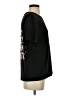 Shein Solid Black Short Sleeve T-Shirt Size M - photo 4