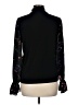 Catherine Malandrino Floral Black Long Sleeve Blouse Size M - photo 2