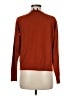 Theory 100% Wool Solid Orange Wool Pullover Sweater Size M - photo 2