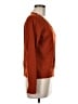 Theory 100% Wool Solid Orange Wool Pullover Sweater Size M - photo 4