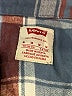 Levi's 100% Cotton Plaid Blue Long Sleeve Button-Down Shirt Size 5 - 6 - photo 3
