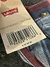 Levi's 100% Cotton Plaid Blue Long Sleeve Button-Down Shirt Size 5 - 6 - photo 4