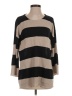 Eileen Fisher 100% Linen Stripes Tan Pullover Sweater Size S - photo 1