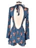 Entro Floral Blue Romper Size S - photo 2