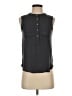 Ann Taylor LOFT 100% Polyester Black Sleeveless Blouse Size XS (petite) - photo 1