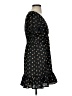 Aqua 100% Polyester Hearts Black Casual Dress Size S - photo 4