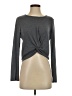Yogalicious Gray Long Sleeve T-Shirt Size S - photo 1