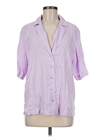 H&M 3/4 Sleeve Button-Down Shirt (view 1)