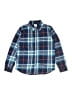 Hanna Andersson 100% Cotton Plaid Blue Long Sleeve Button-Down Shirt Size 8 - photo 1