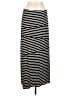 Chico's Stripes Black Ivory Casual Skirt Size Lg (2) - photo 1