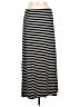 Chico's Stripes Black Ivory Casual Skirt Size Lg (2) - photo 2