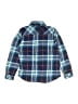 Hanna Andersson 100% Cotton Plaid Blue Long Sleeve Button-Down Shirt Size 8 - photo 2