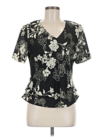 Draper's & Damon's Short Sleeve Blouse (view 1)
