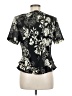 Draper's & Damon's 100% Polyester Black Short Sleeve Blouse Size 8 (petite) - photo 2