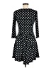Bebop Polka Dots Black Casual Dress Size M - photo 2
