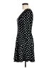 Bebop Polka Dots Black Casual Dress Size M - photo 5