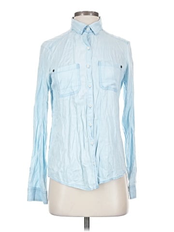 Rubbish Long Sleeve Button-Down Shirt (view 1)