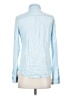 Rubbish 100% Rayon Blue Long Sleeve Button-Down Shirt Size XS - photo 2
