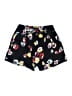 Ann Taylor 100% Polyester Print Black Shorts Size 00 Petite - photo 1
