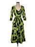 Unbranded Animal Print Green Casual Dress Size S - photo 1