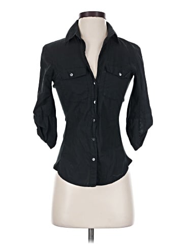 James Perse 3/4 Sleeve Button-Down Shirt (view 1)