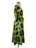 Unbranded Animal Print Green Casual Dress Size S - photo 4
