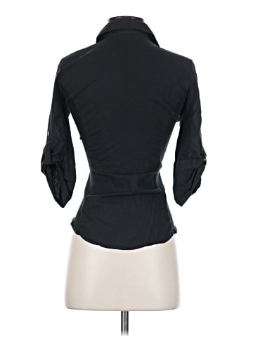 James Perse 3/4 Sleeve Button-Down Shirt (view 2)