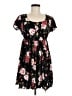 Torrid Floral Black Casual Dress Size Med Plus (00) - photo 1