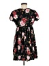 Torrid Floral Black Casual Dress Size Med Plus (00) - photo 2