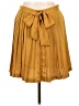 Gap 100% Polyester Gold Casual Skirt Size 10 - photo 2