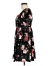 Torrid Floral Black Casual Dress Size Med Plus (00) - photo 5