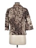 David N Animal Print Gold Blazer Size M - photo 2