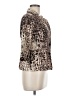David N Animal Print Gold Blazer Size M - photo 4