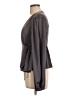 Topshop 100% Polyester Gray Long Sleeve Blouse Size 10 - photo 5