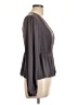 Topshop 100% Polyester Gray Long Sleeve Blouse Size 10 - photo 4