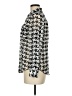 INC International Concepts Houndstooth Silver Long Sleeve Blouse Size 6 - photo 5