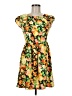 Moon Tropical Orange Cocktail Dress Size M (estimated) - photo 1