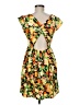 Moon Tropical Orange Cocktail Dress Size M (estimated) - photo 2
