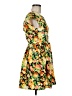 Moon Tropical Orange Cocktail Dress Size M (estimated) - photo 4