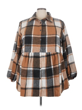 Shein Curve 3/4 Sleeve Blouse