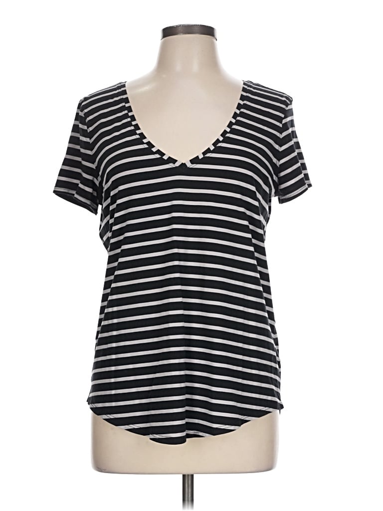 Pre-owned Lululemon Athletica Short Sleeve T-shirt In Black