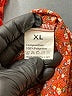 Unbranded 100% Polyester Orange Short Sleeve Blouse Size XL - photo 7