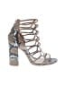 Schutz Animal Print Blue Sandals Size 8 1/2 - photo 1