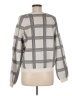 By Anthropologie Houndstooth Silver Pullover Sweater Size M - photo 2
