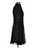 Brilliante by J.A. 100% Polyester Black Cocktail Dress Size P - Sm - photo 4