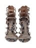 Schutz Animal Print Blue Sandals Size 8 1/2 - photo 2